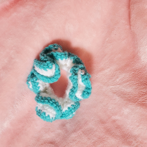 3 Handmade Crochet Scrunchies - Picture 2 of 5
